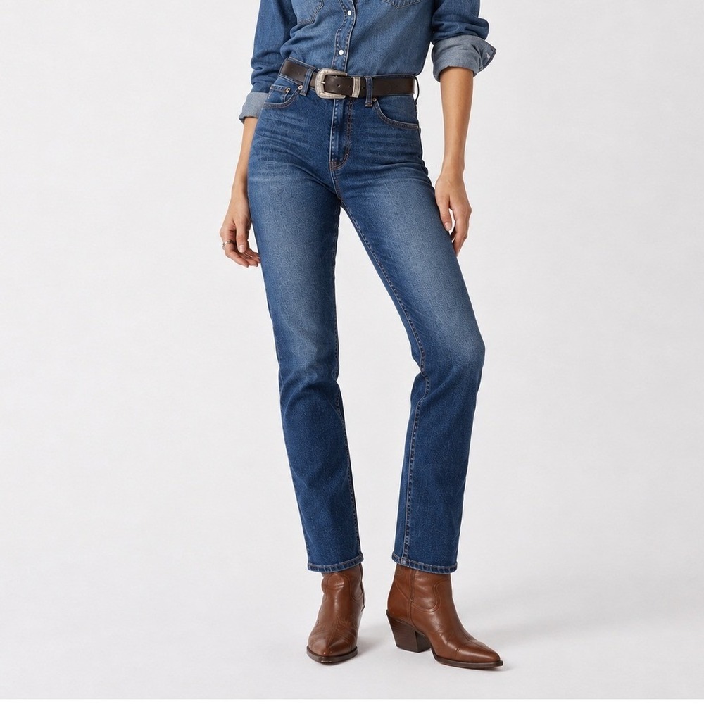 Frye Skinny Jeans 30W Blue Stretch Denim Classic Americana Everyday Denim